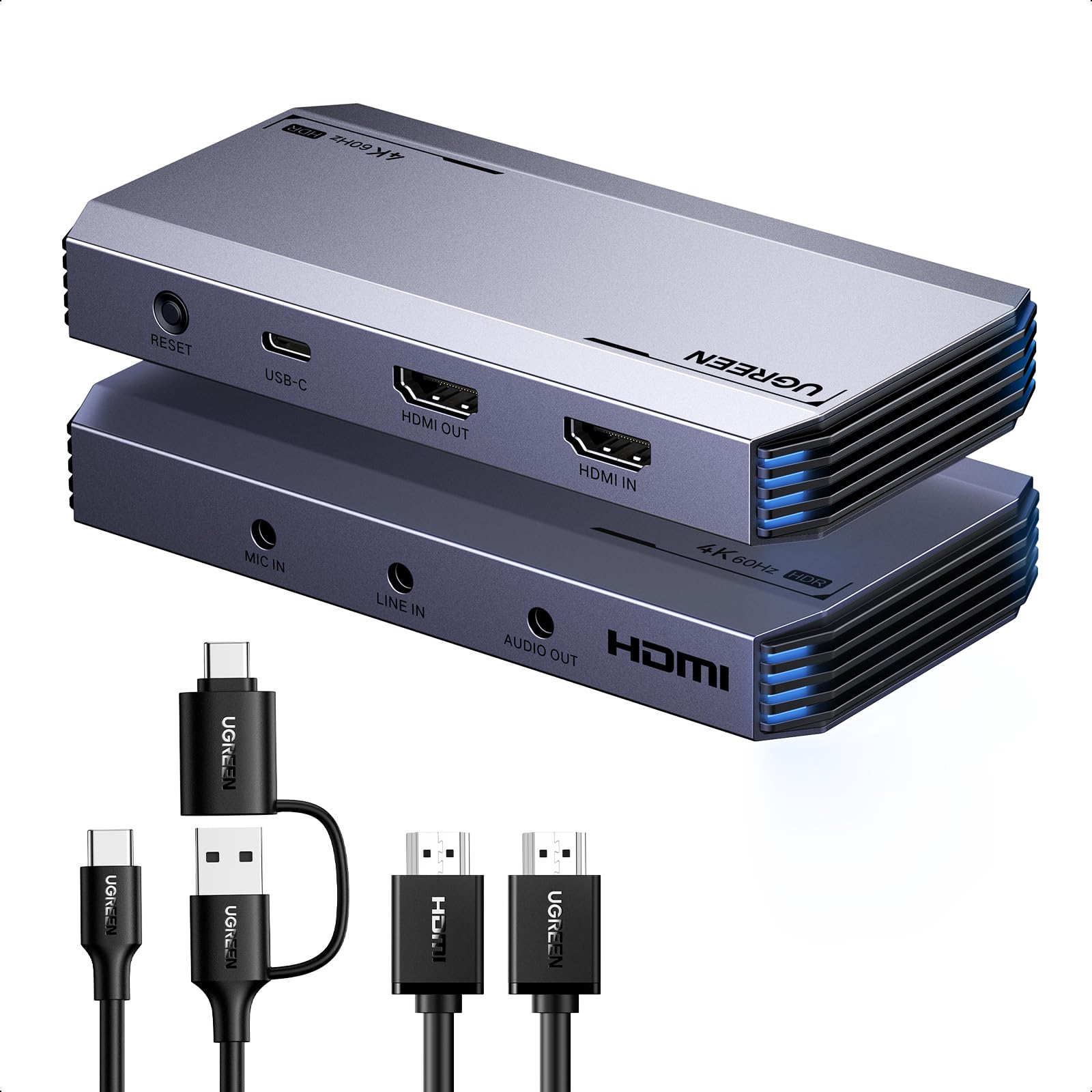 ugreen-scheda-di-acquisizione-video-hdmi-4k60hz-2k144hz-hdr-vrr-usb-3-0-per-stre image 1