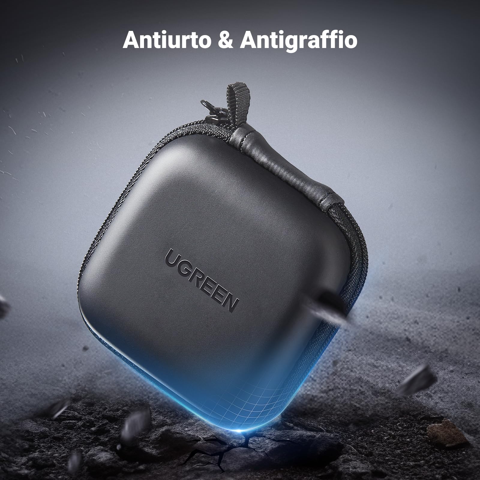 ugreen-custodia-rigida-eva-per-auricolari-e-accessori-usb-nero image 4