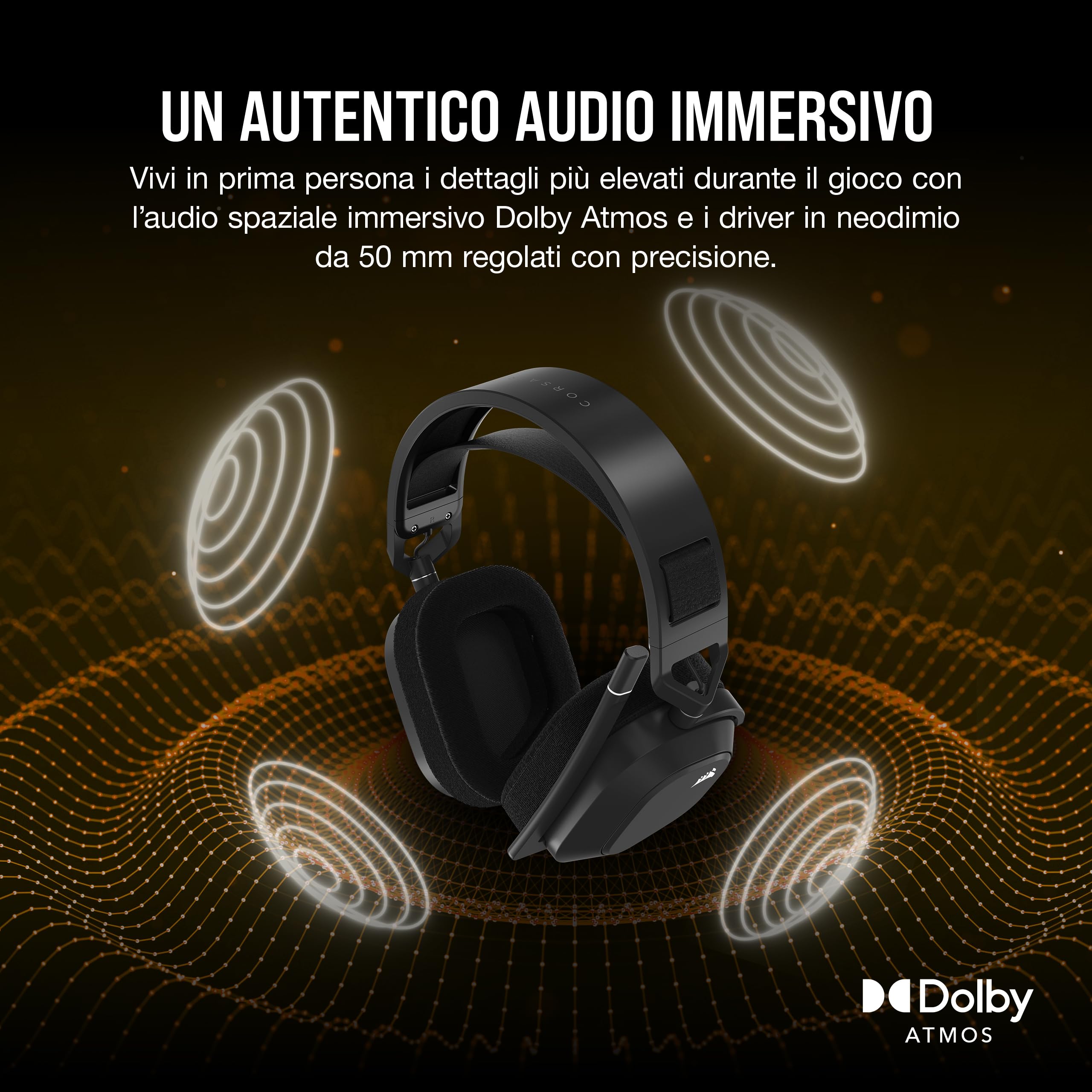 corsair-hs80-max-cuffie-gaming-wireless-bluetooth-dolby-atmos-grigio-acciaio image 5