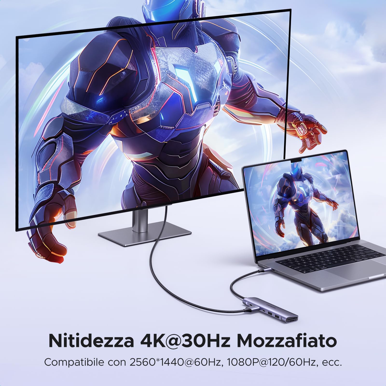 ugreen-revodok-1071-hub-usb-c-7-in-1-hdmi-4k-pd-100w image 3