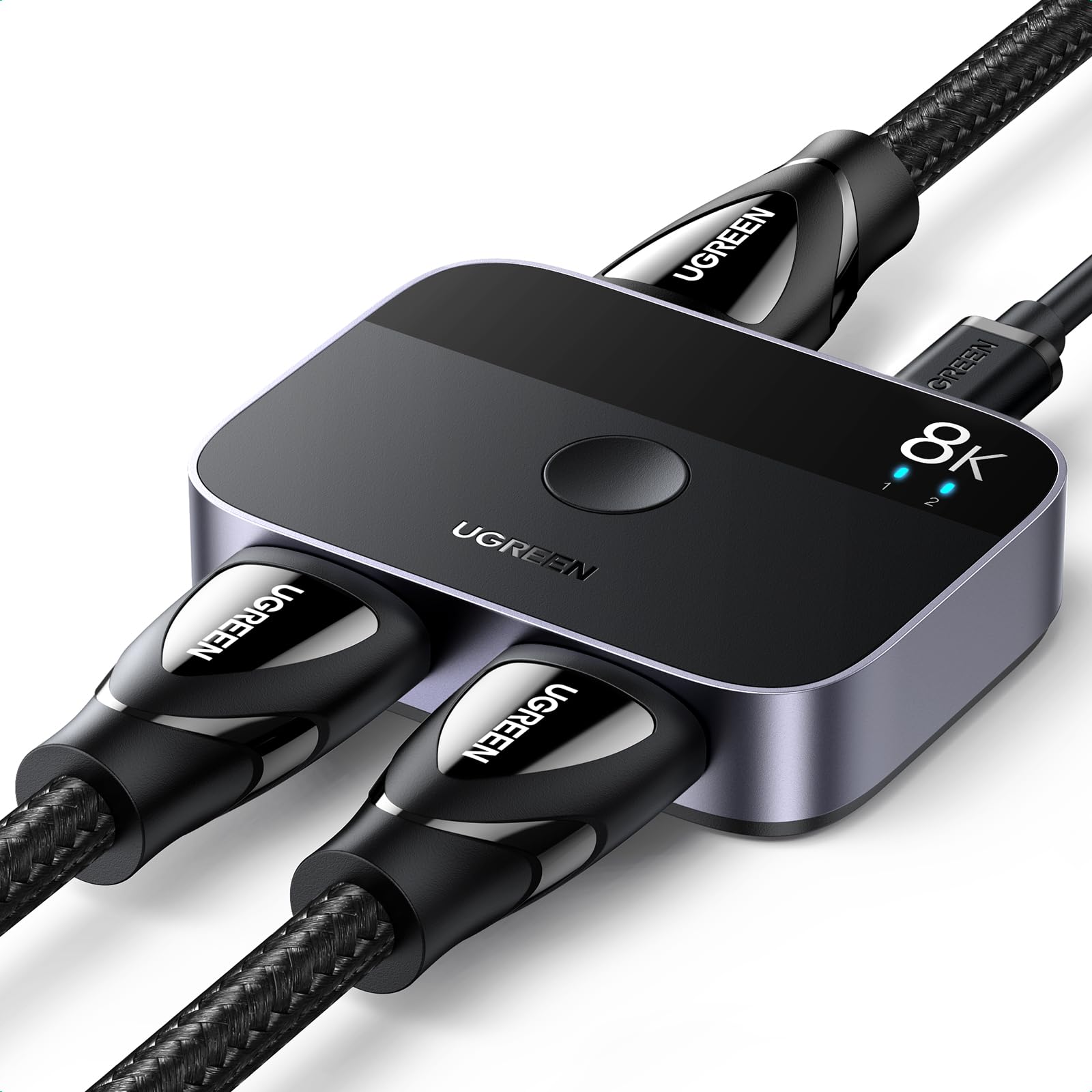ugreen-switch-hdmi-2-1-8k-60hz-2-ingressi-1-uscita-4k-144hz image 1