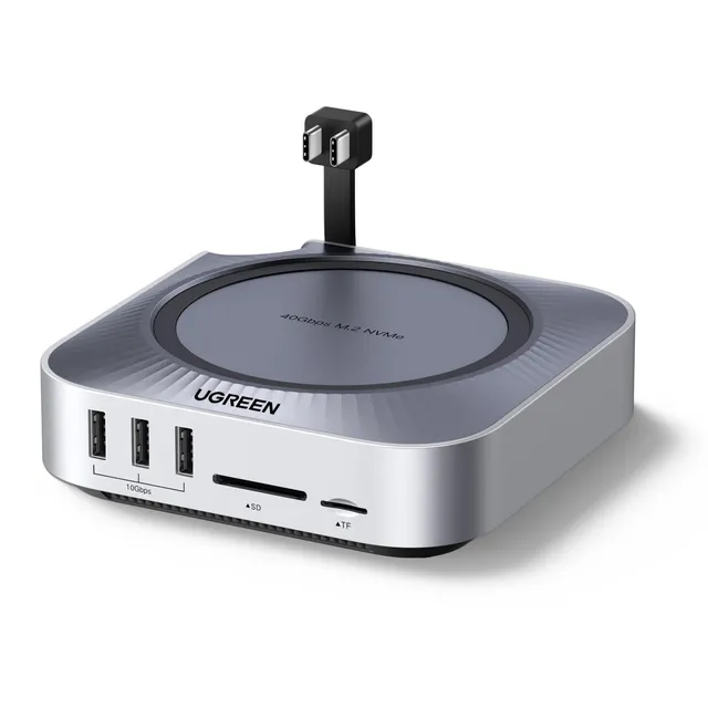 ugreen-docking-station-usb4-40gbps-per-mac-mini-m4-m4-pro-con-case-ssd image 1