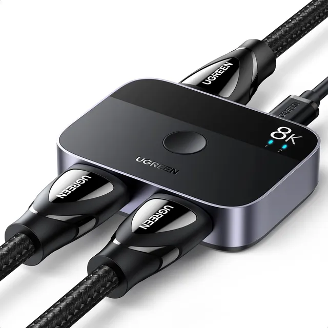 ugreen-switch-hdmi-2-1-8k-60hz-2-ingressi-1-uscita-4k-144hz image 1