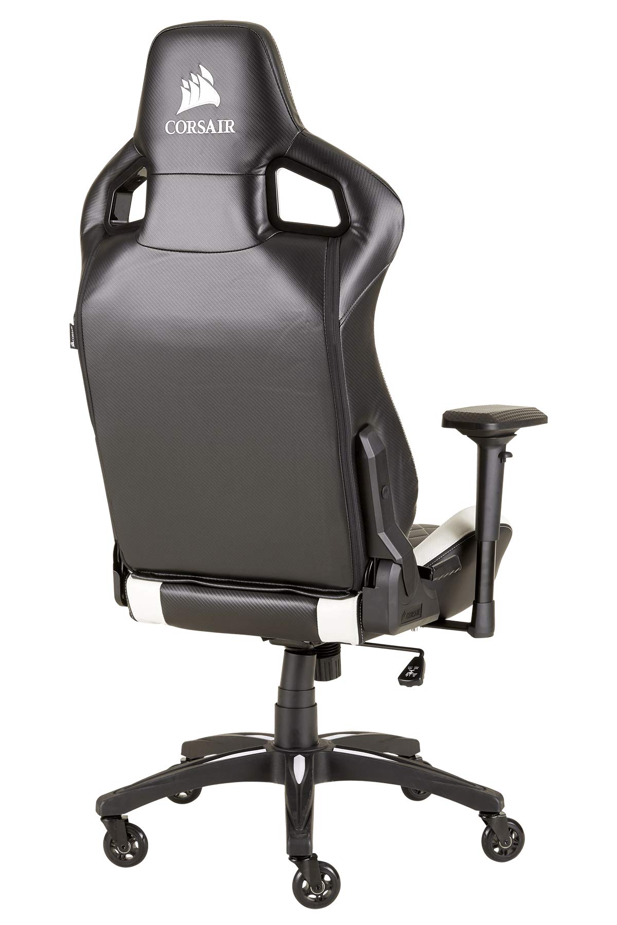 corsair-t1-race-sedia-gaming-similpelle-nero-bianco image 7