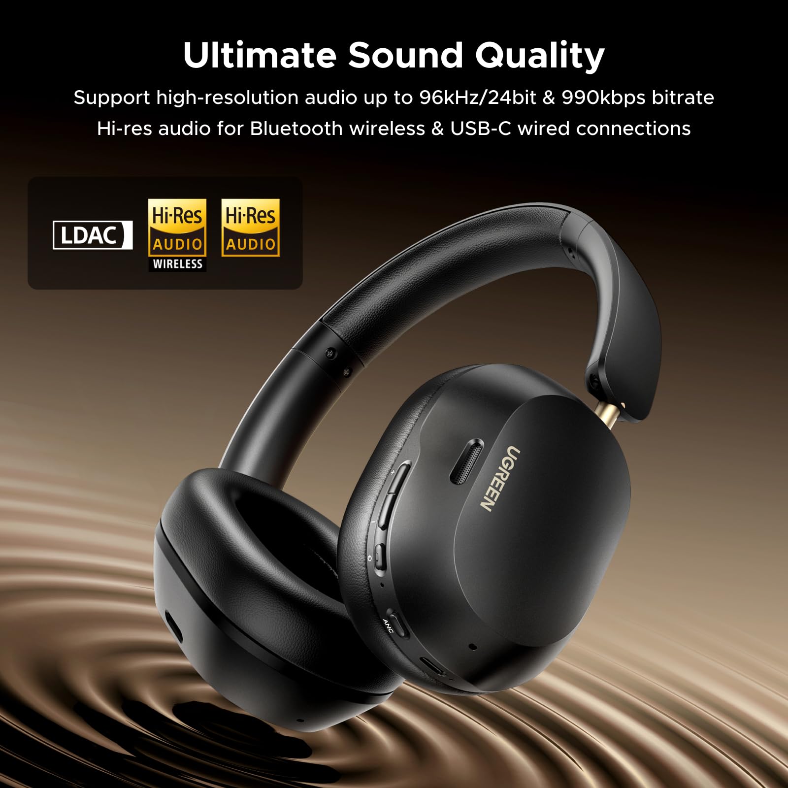 ugreen-hitune-max5c-cuffie-bluetooth-over-ear-anc-43db-nere image 3