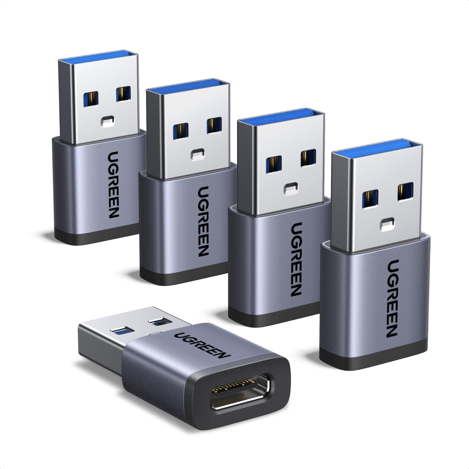 ugreen-adattatore-usb-c-a-usb-a-3-2-10gbps-confezione-da-5-pezzi image 1