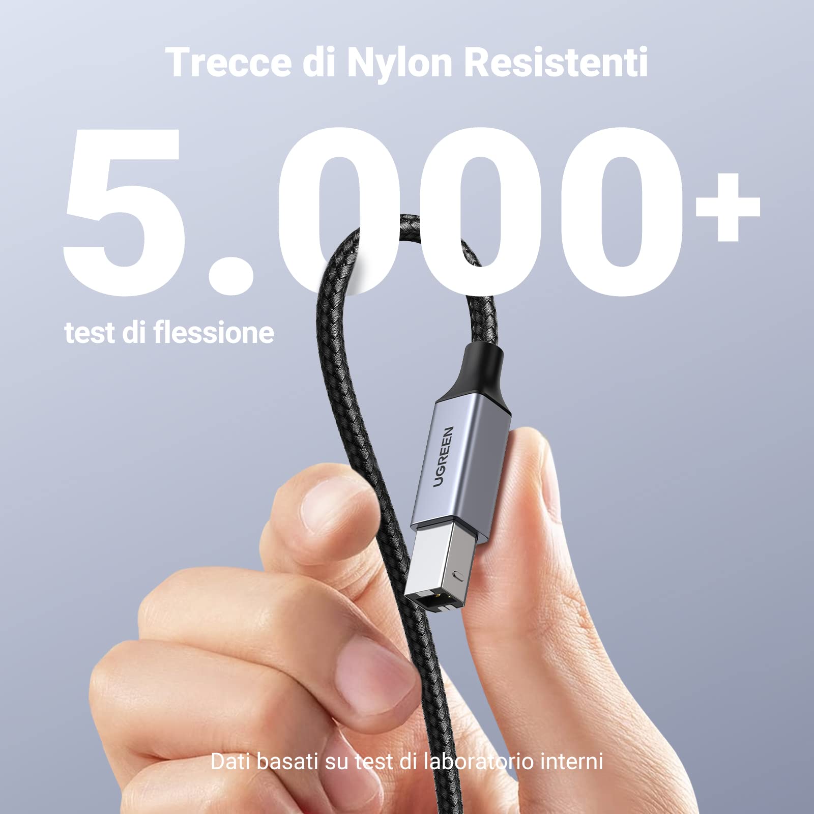 ugreen-cavo-stampante-usb-c-a-usb-b-nylon-1m image 3