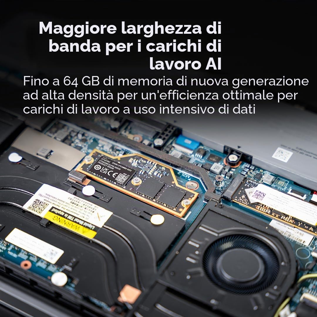 crucial-lpcamm2-lpddr5x-ram-64gb-1x64gb-7500mt-s-sodimm-nero image 2