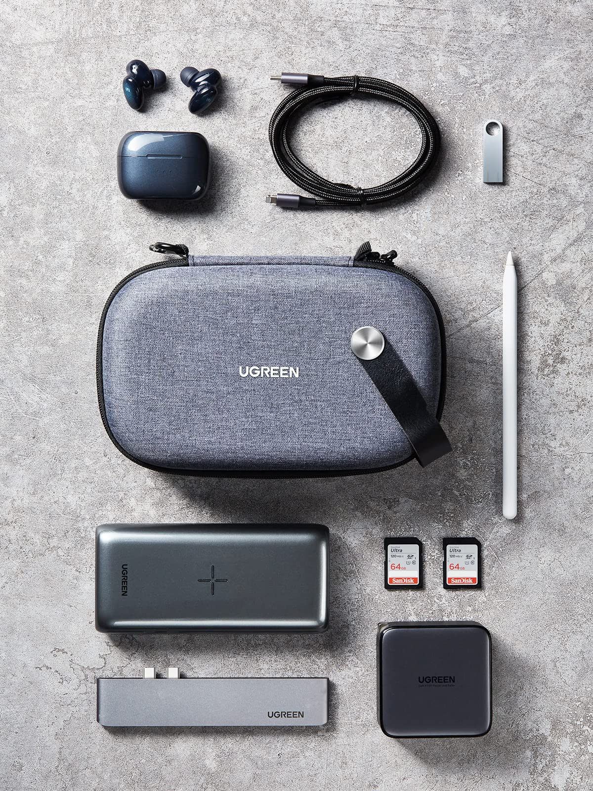 ugreen-borsa-organizer-cavi-da-viaggio-custodia-accessori-elettronici-blu image 3
