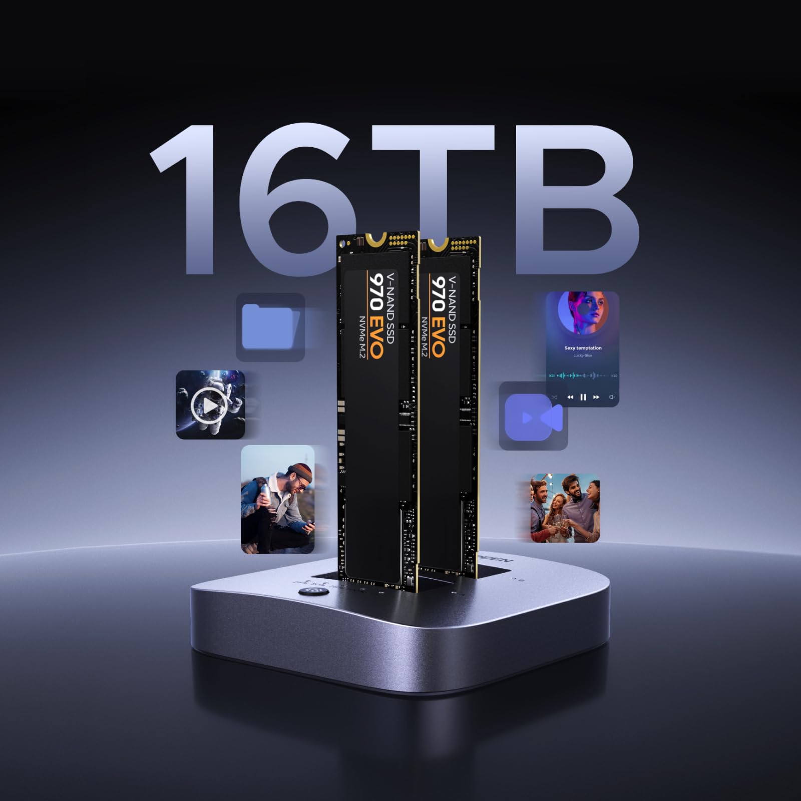 ugreen-stazione-docking-m-2-nvme-dual-bay-20gbps-usb-3-2-gen-2x2-con-clonazione- image 8
