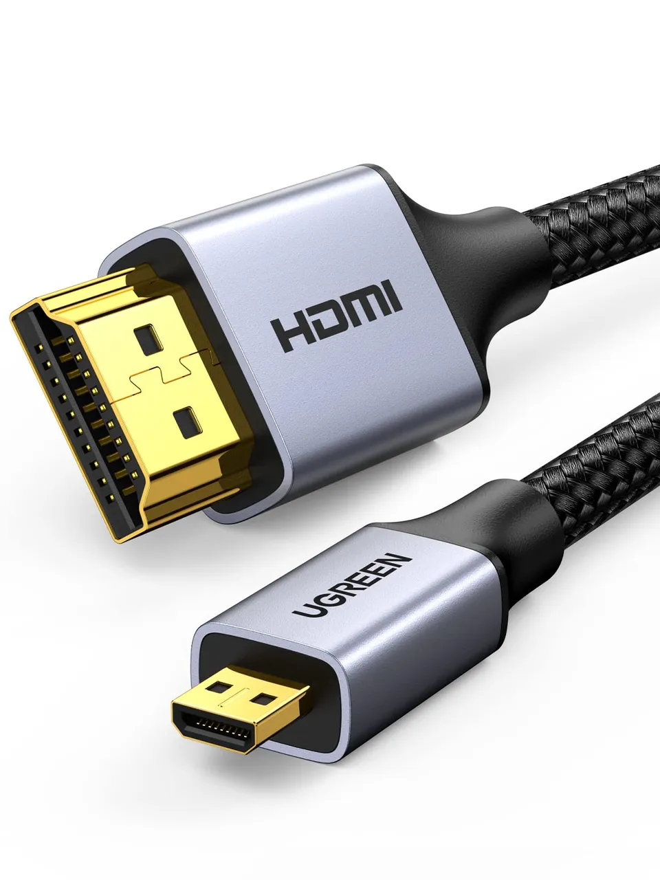 ugreen-cavo-micro-hdmi-a-hdmi-4k60hz-nylon-1m-per-fotocamere-raspberry image 1