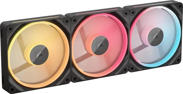 corsair-lx120-r-rgb-kit-3-ventole-120mm-reverse-2400-rpm-icue-link image 1