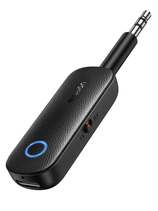 ugreen-trasmettitore-ricevitore-bluetooth-5-4-jack-3-5mm-2-in-1-con-microfono image 1