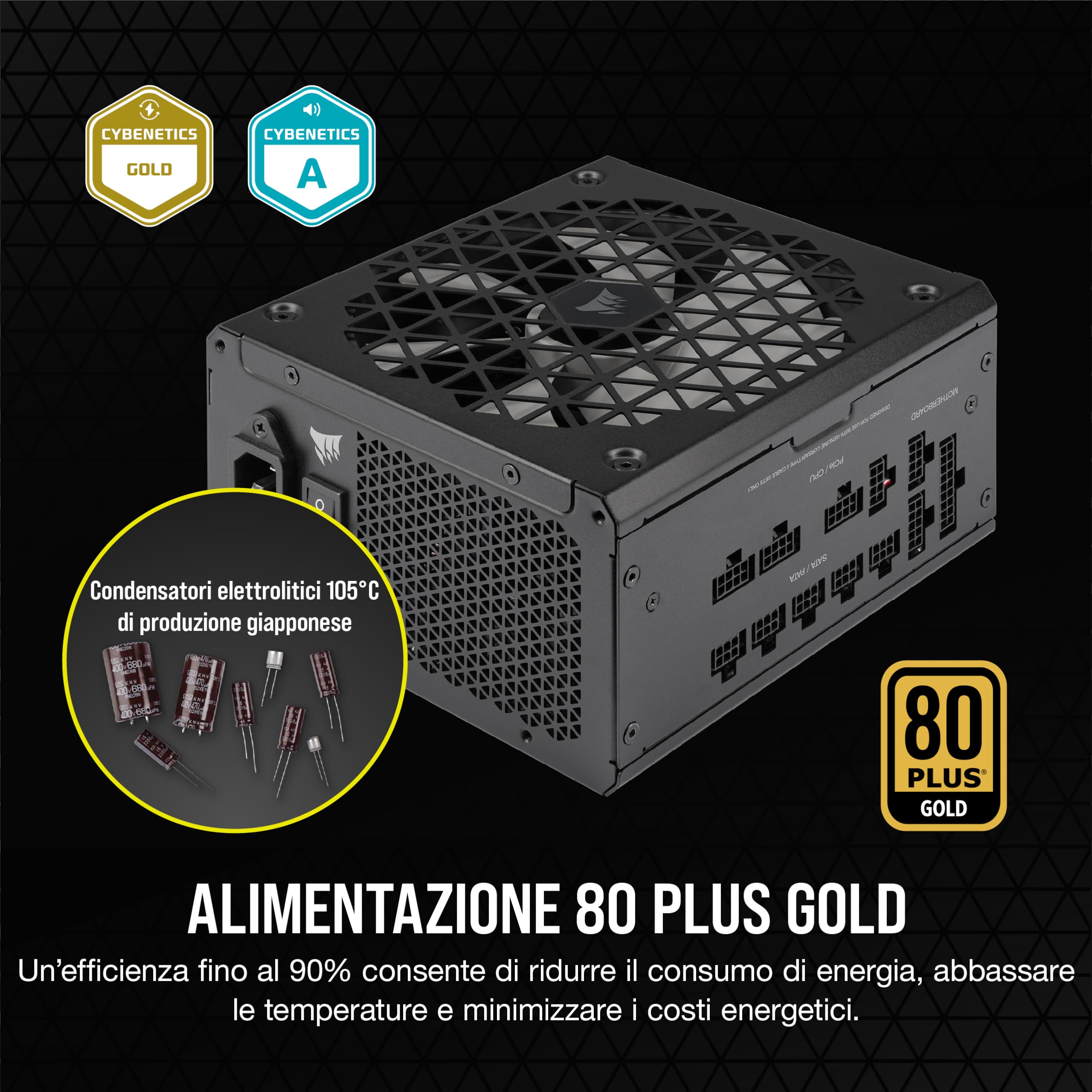 corsair-rm850x-shift-alimentatore-atx-850w-modulare-80-plus-gold-nero image 5