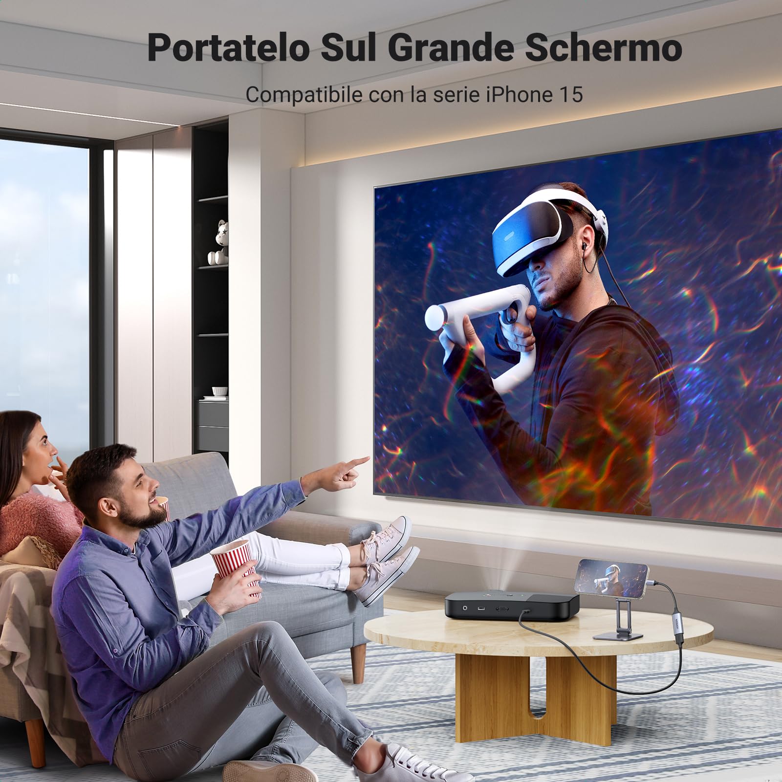 ugreen-adattatore-usb-c-a-hdmi-4k60hz-10cm-per-mac-iphone-ipad-galaxy image 6