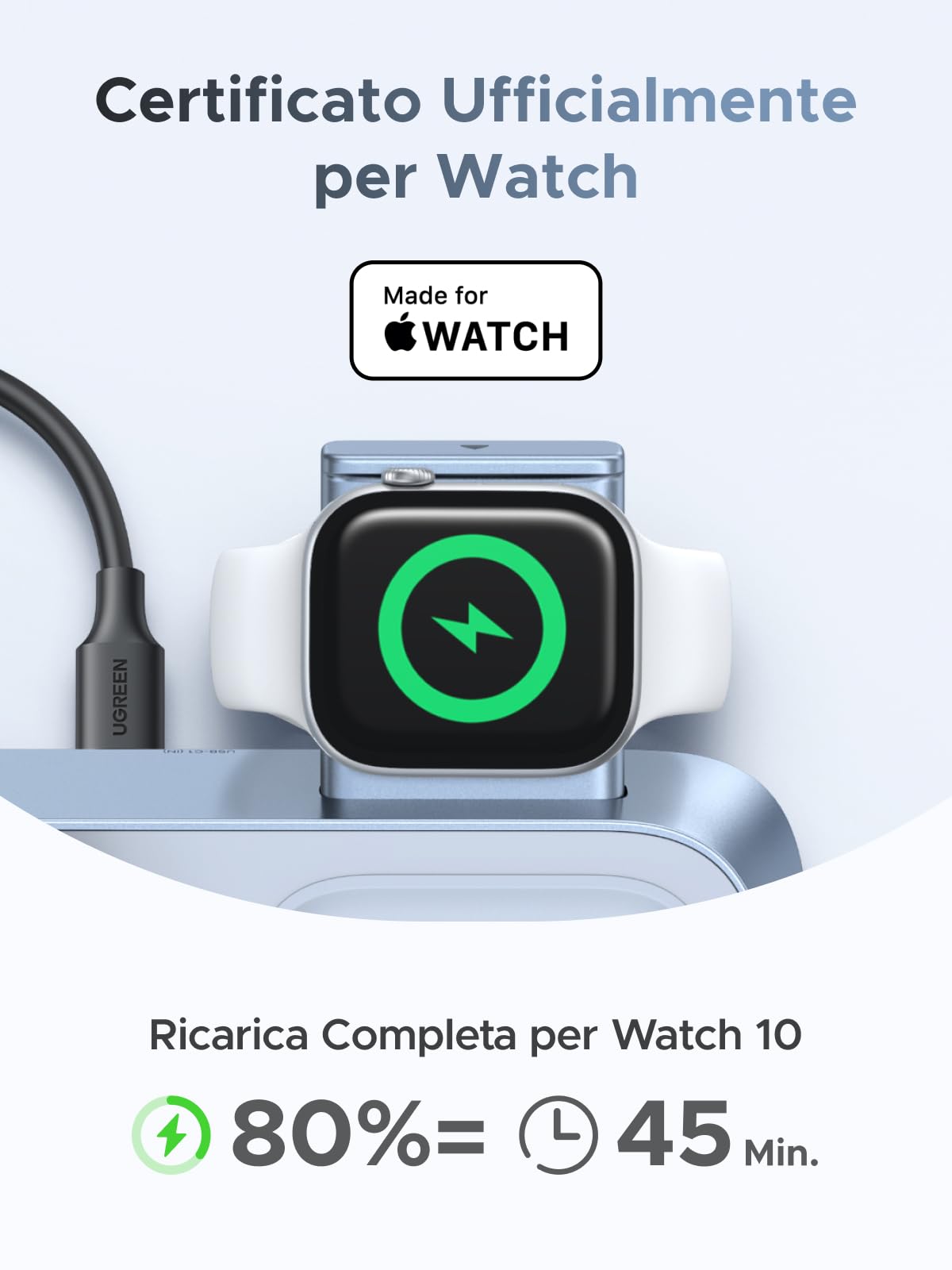 ugreen-magflow-qi2-25w-caricatore-wireless-3-in-1-magsafe-per-iphone-airpods-iwa image 5