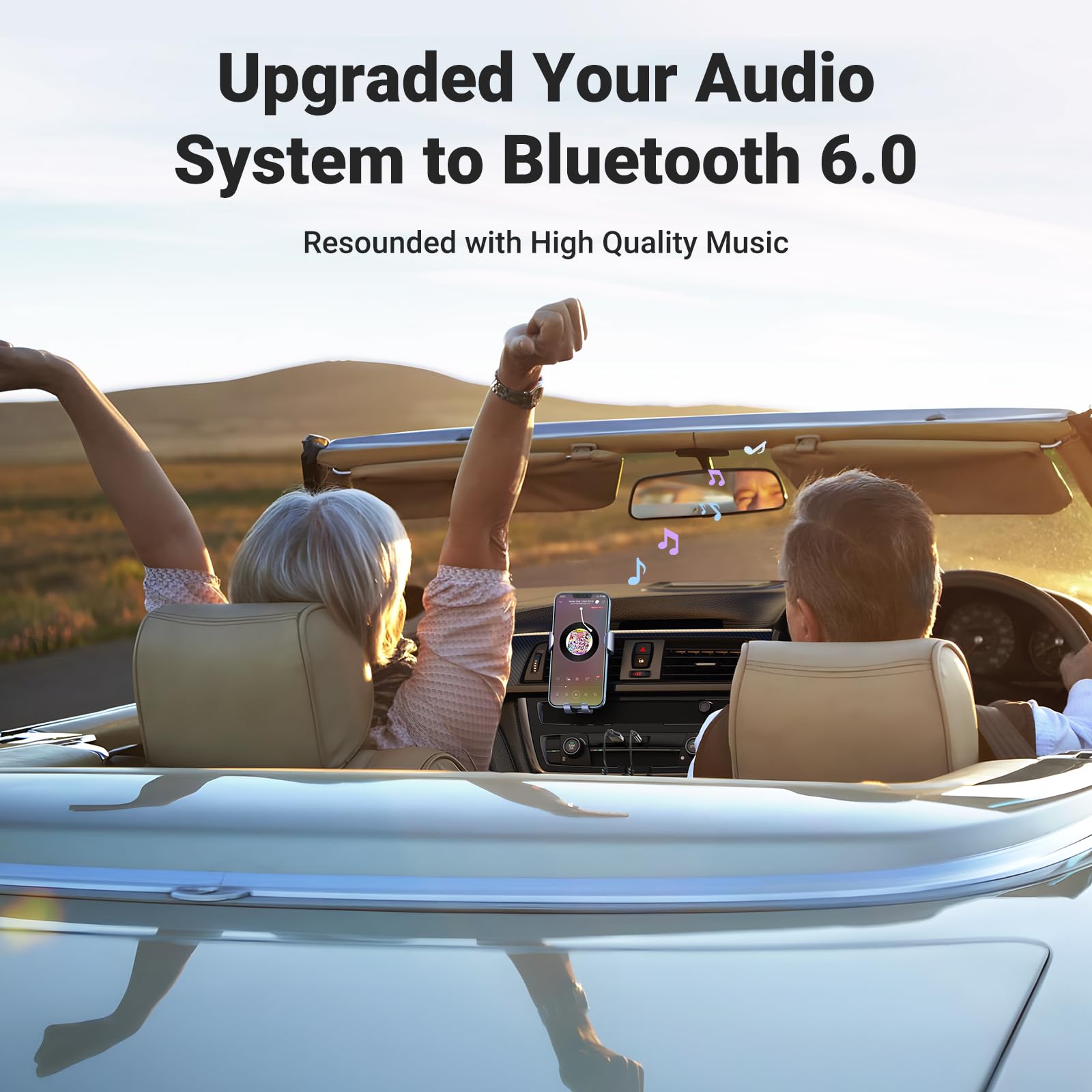 ugreen-ricevitore-bluetooth-6-0-jack-aux-usb-con-microfono-grigio image 3