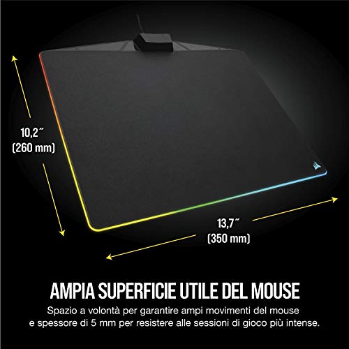 corsair-mm800-polaris-tappetino-mouse-gaming-rigido-rgb-medio-nero image 7