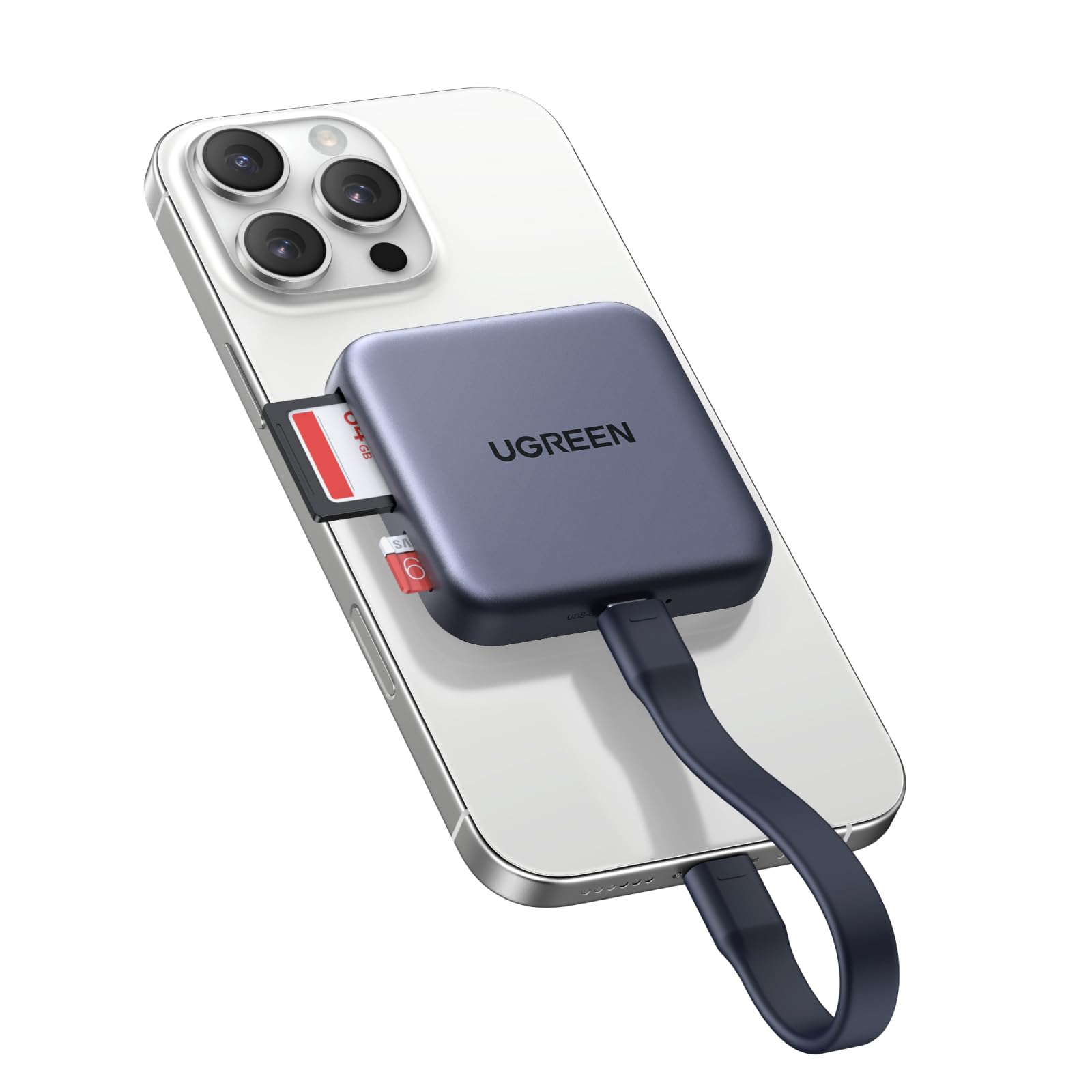 ugreen-lettore-schede-sd-4-0-uhs-ii-usb-c-magnetico-pd-100w-alluminio image 1