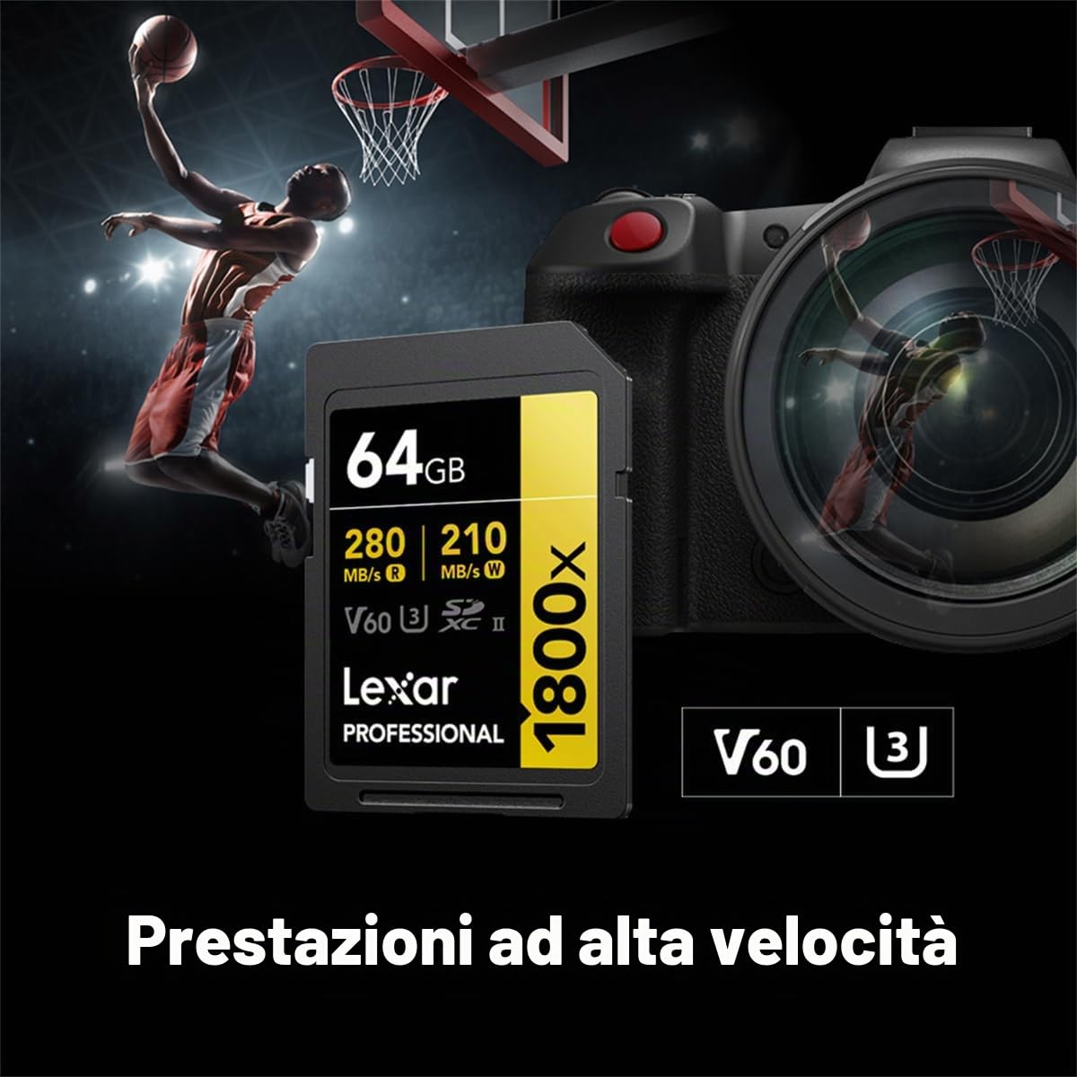 lexar-professional-gold-series-scheda-sdxc-uhs-ii-1800x-64gb-v60 image 3