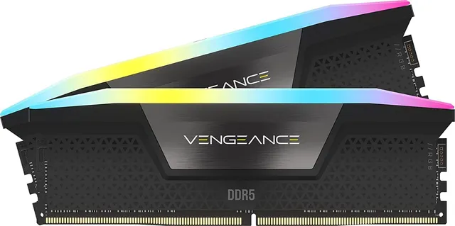 corsair-vengeance-rgb-ddr5-64gb-2x32gb-6600mhz-cl32-nero-intel-xmp-3-0 image 1