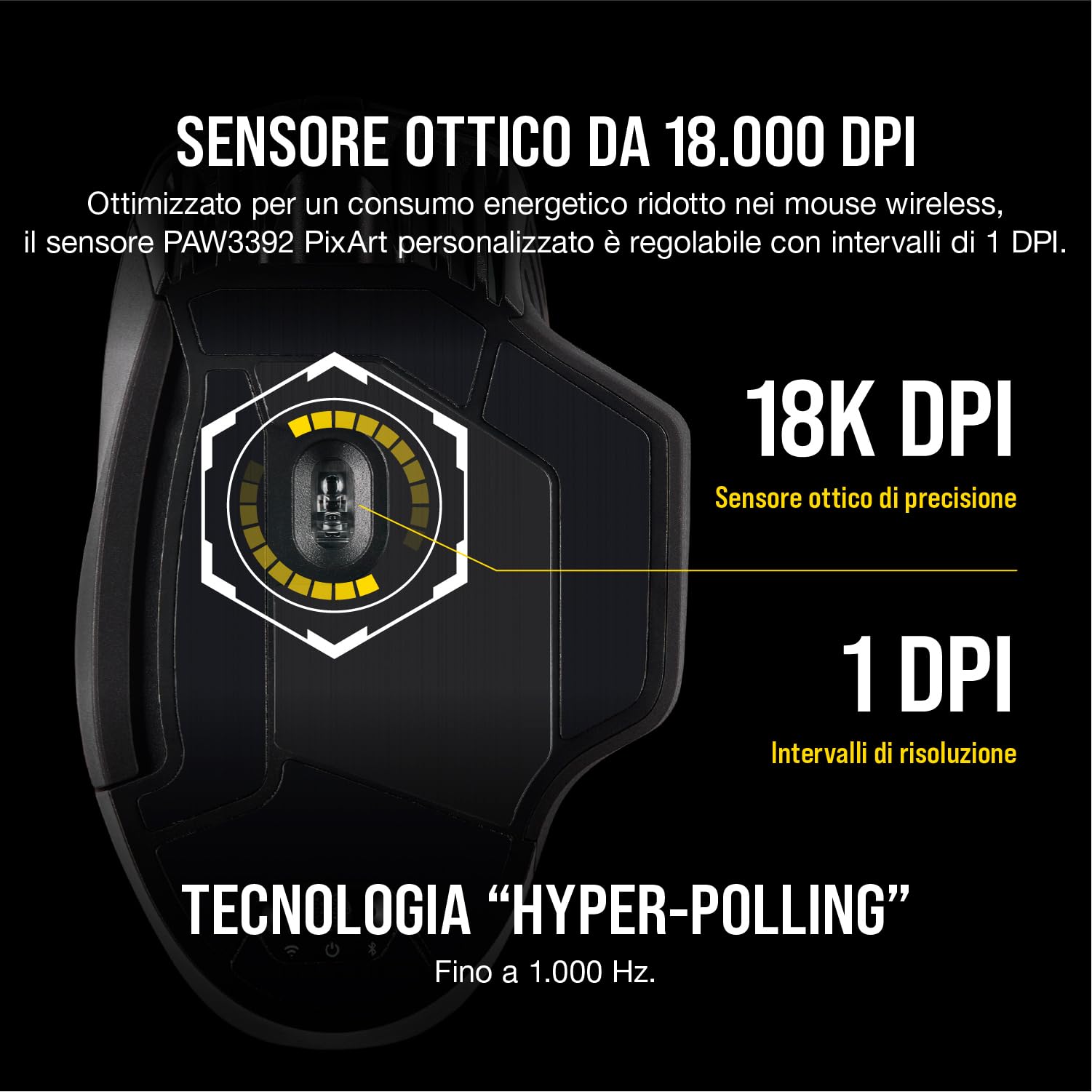 corsair-dark-core-rgb-pro-se-mouse-gaming-wireless-qi-nero image 5