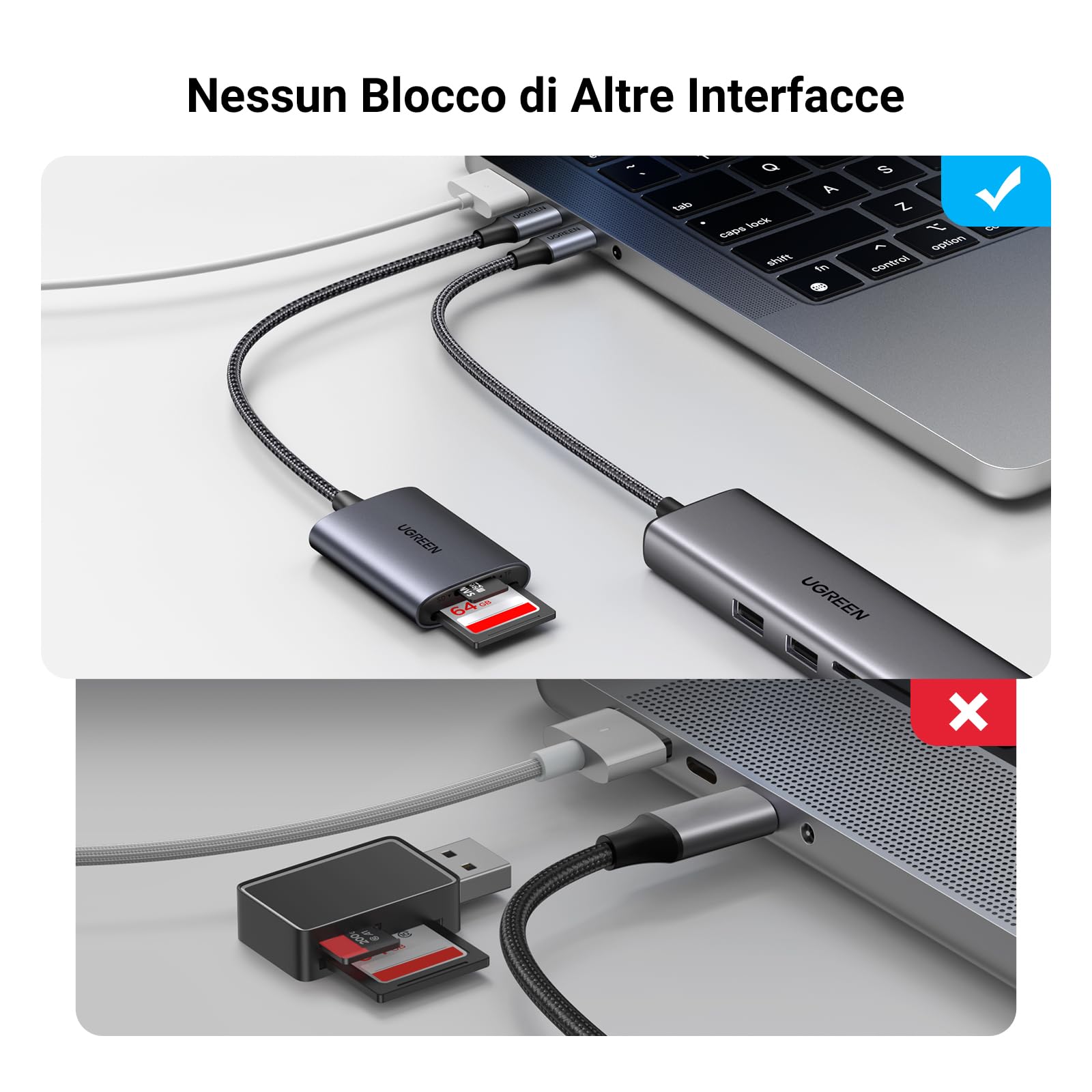 ugreen-lettore-schede-sd-usb-c-alluminio-sd-3-0-fino-a-170mb-s image 6