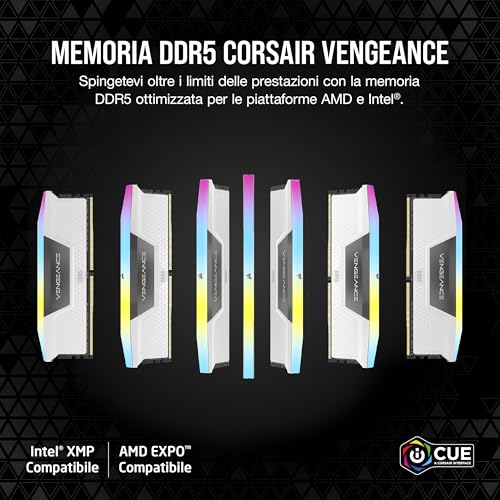 corsair-vengeance-rgb-ddr5-32gb-2x16gb-6400mhz-cl32-ram-desktop-bianca image 8