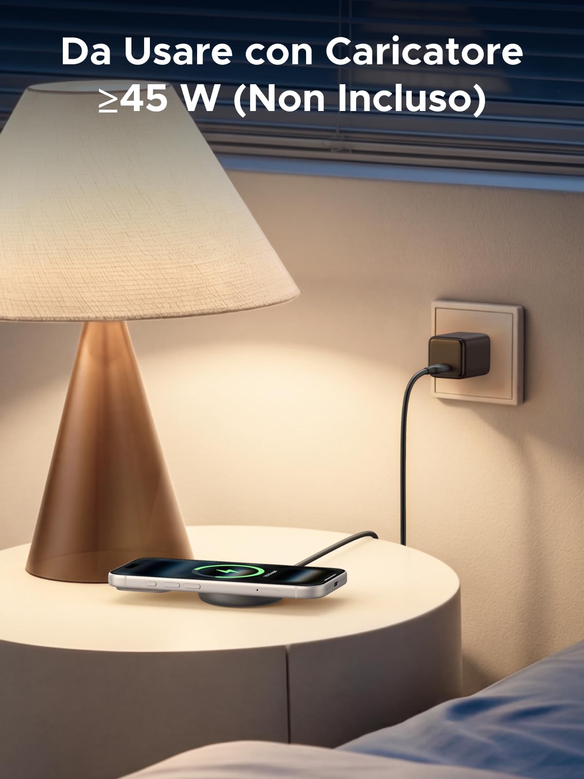 ugreen-zapix-qi2-caricatore-wireless-magnetico-25w-magsafe-grigio image 8