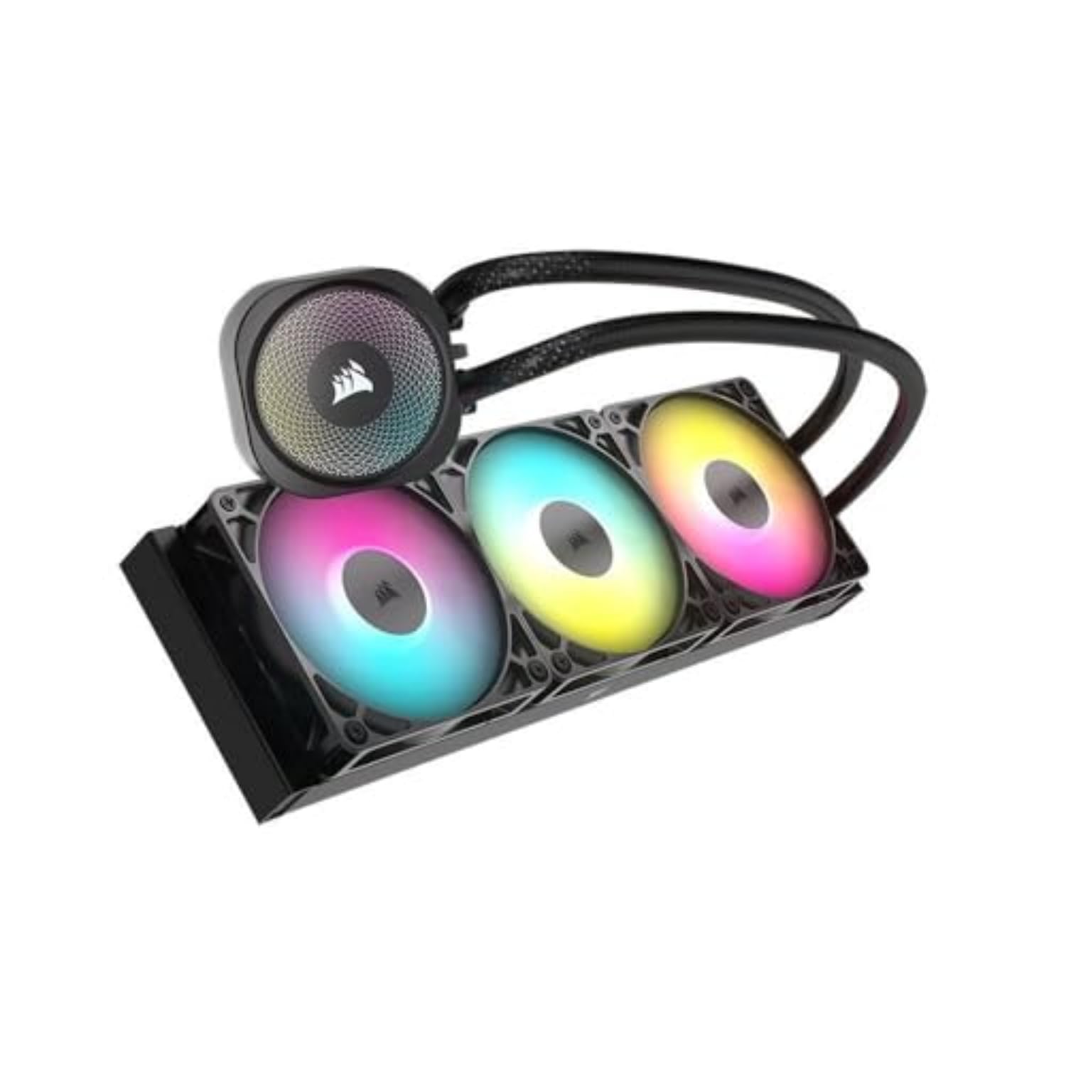 corsair-nautilus-360-rs-argb-raffreddatore-cpu-a-liquido-360mm-3x-rs120-argb-ner image 2