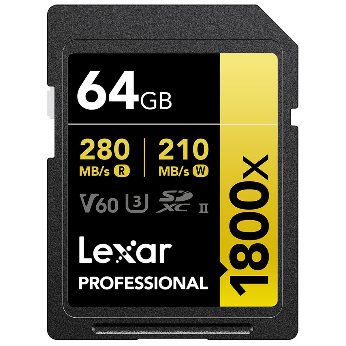 lexar-professional-gold-series-scheda-sdxc-uhs-ii-1800x-64gb-v60 image 1