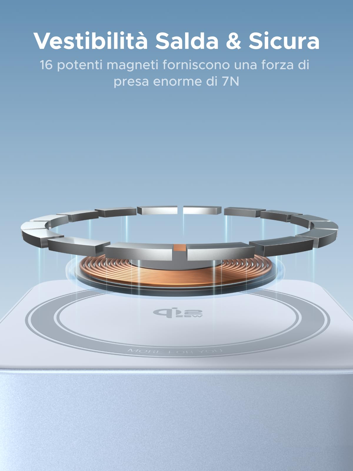 ugreen-magflow-qi2-25w-stazione-di-ricarica-wireless-2-in-1-per-iphone-e-airpods image 6