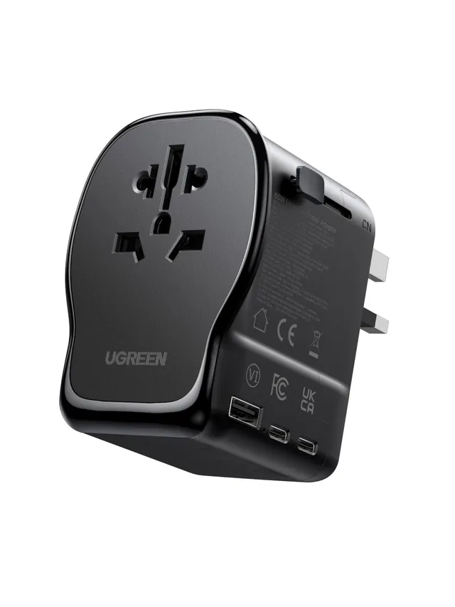 ugreen-65w-adattatore-da-viaggio-universale-gan-2x-usb-c-usb-a image 1