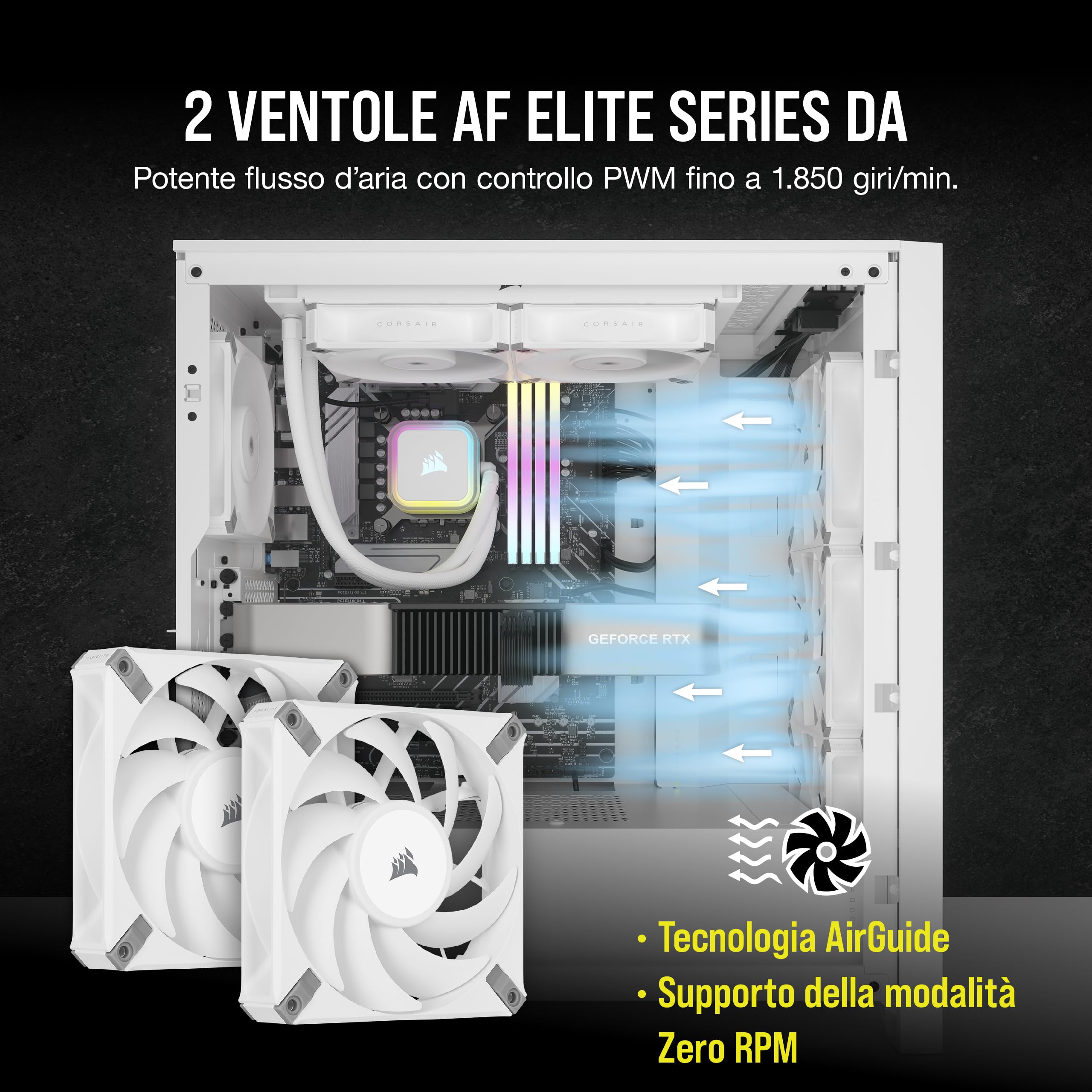 corsair-h100i-rgb-elite-dissipatore-a-liquido-cpu-aio-240mm-bianco image 6