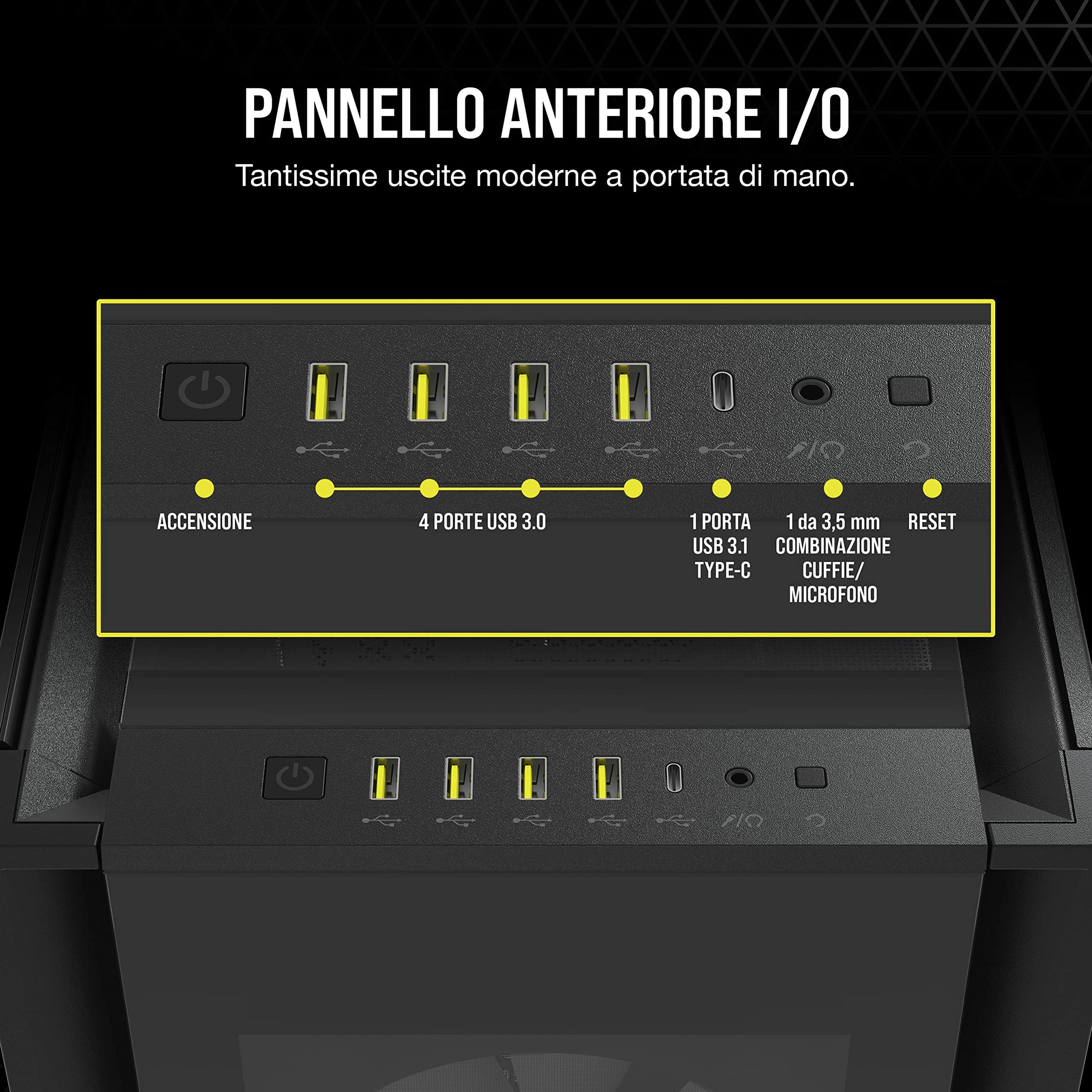 corsair-icue-7000x-rgb-full-tower-atx-con-4-ventole-140-mm-nero image 6