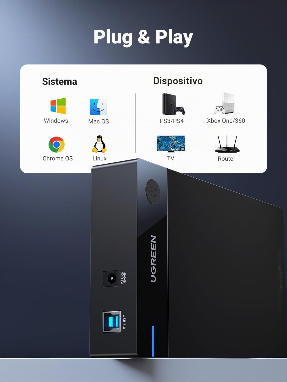 ugreen-case-esterno-hard-disk-3-5-usb-3-0-uasp-5gbps-fino-a-20tb image 6
