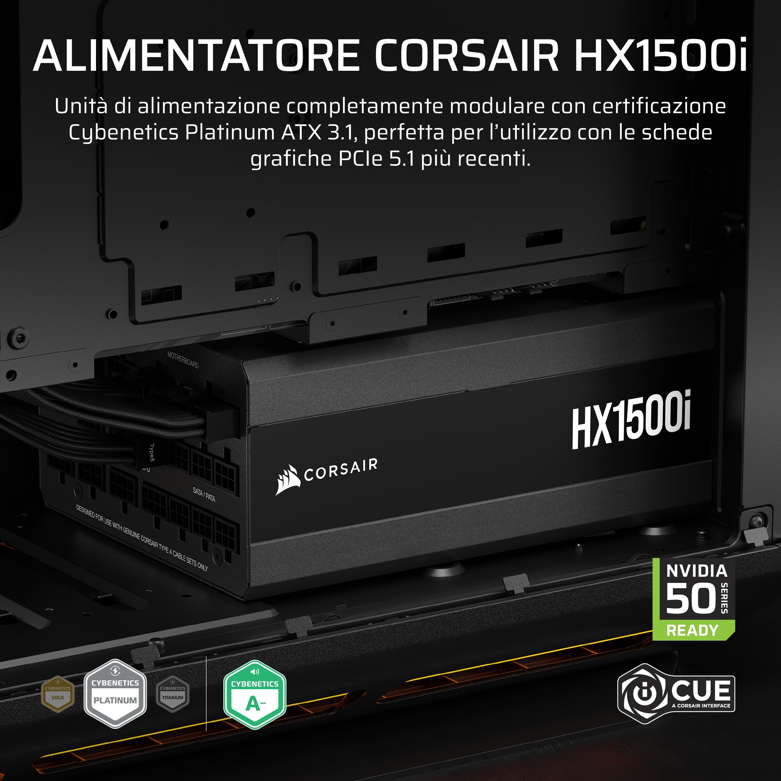 corsair-hx1500i-2025-alimentatore-atx-1500w-modulare-nero-atx-3-1-pcie-5-1 image 2