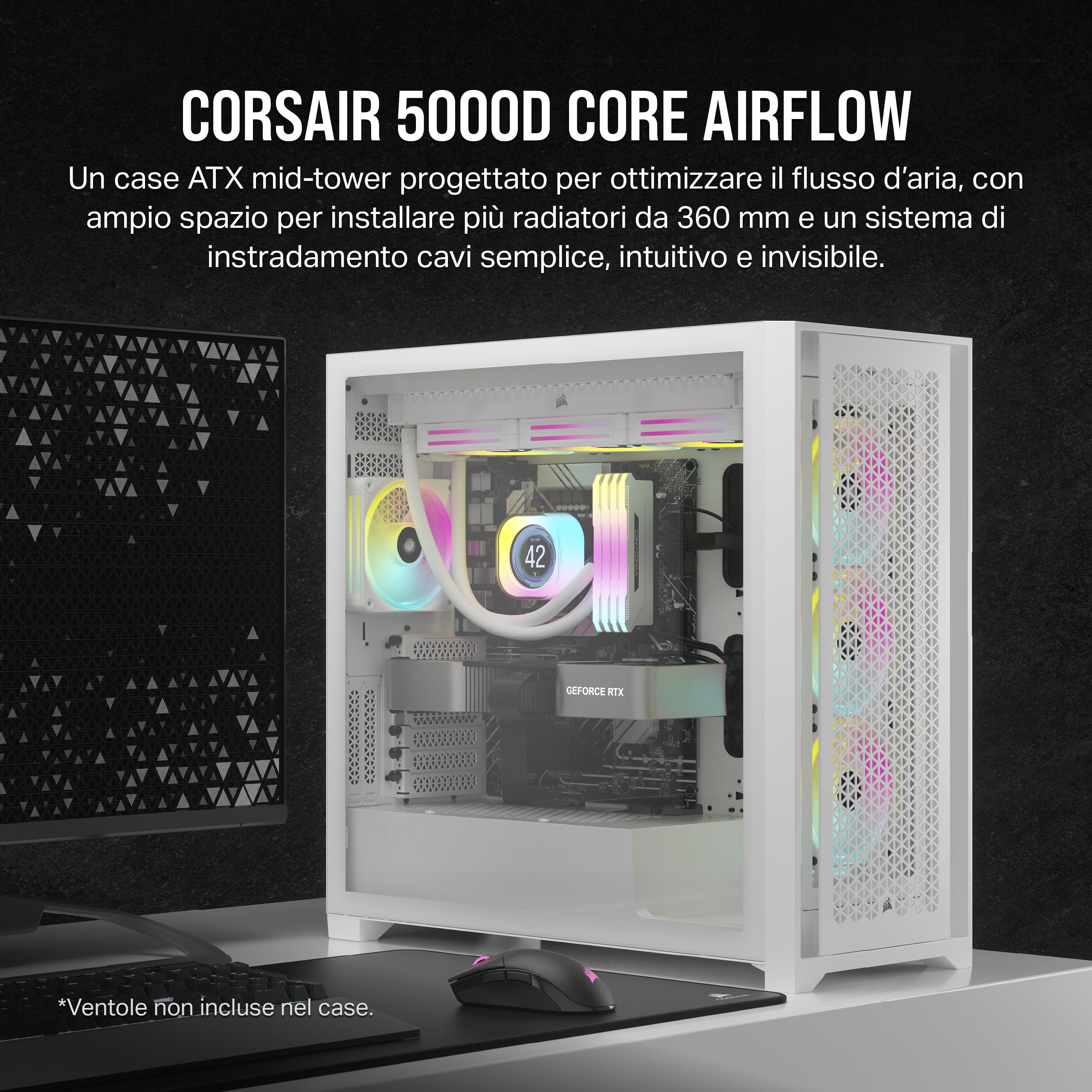 corsair-5000d-core-airflow-case-mid-tower-atx-bianco image 2