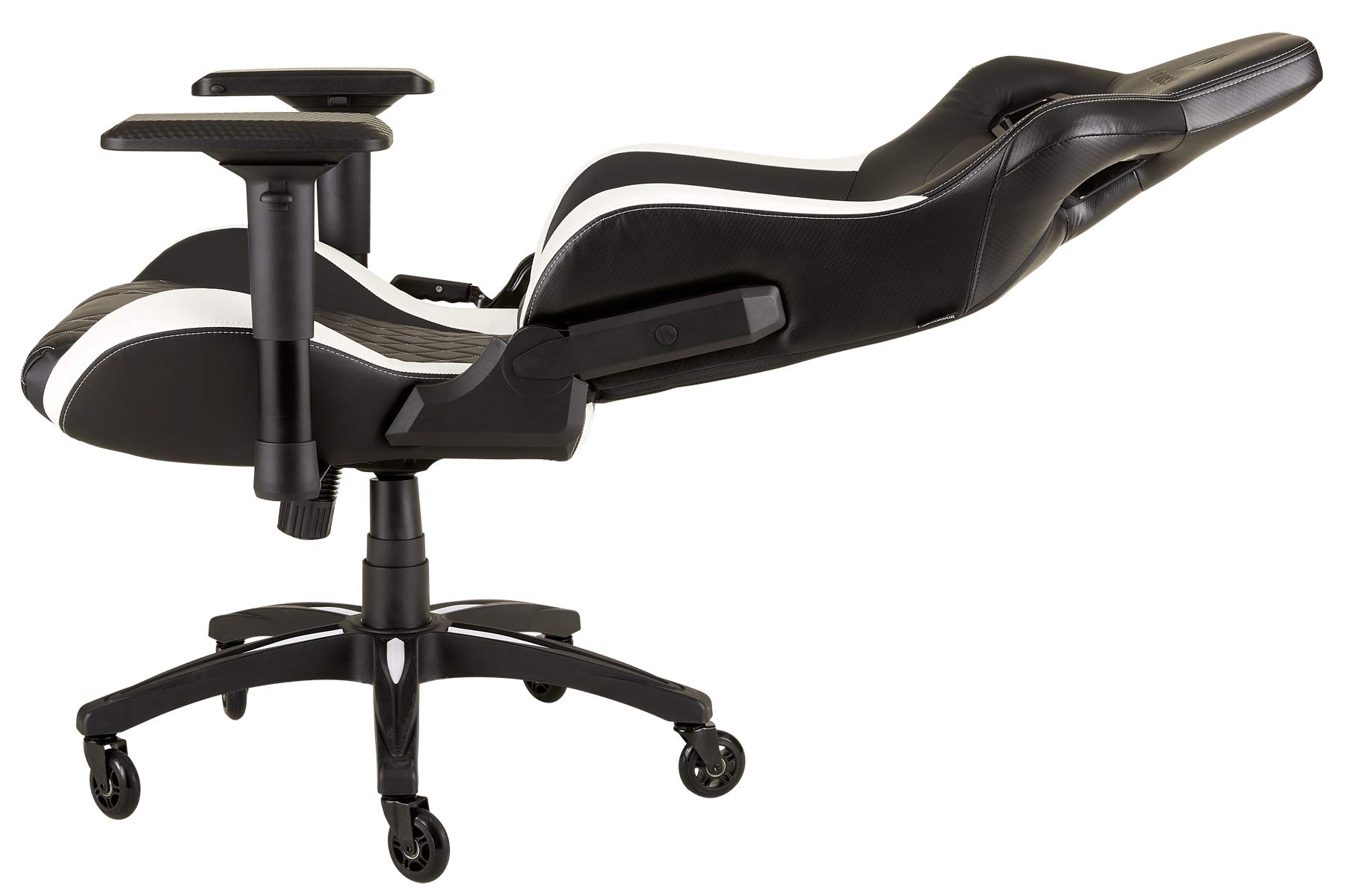 corsair-t1-race-sedia-gaming-similpelle-nero-bianco image 3