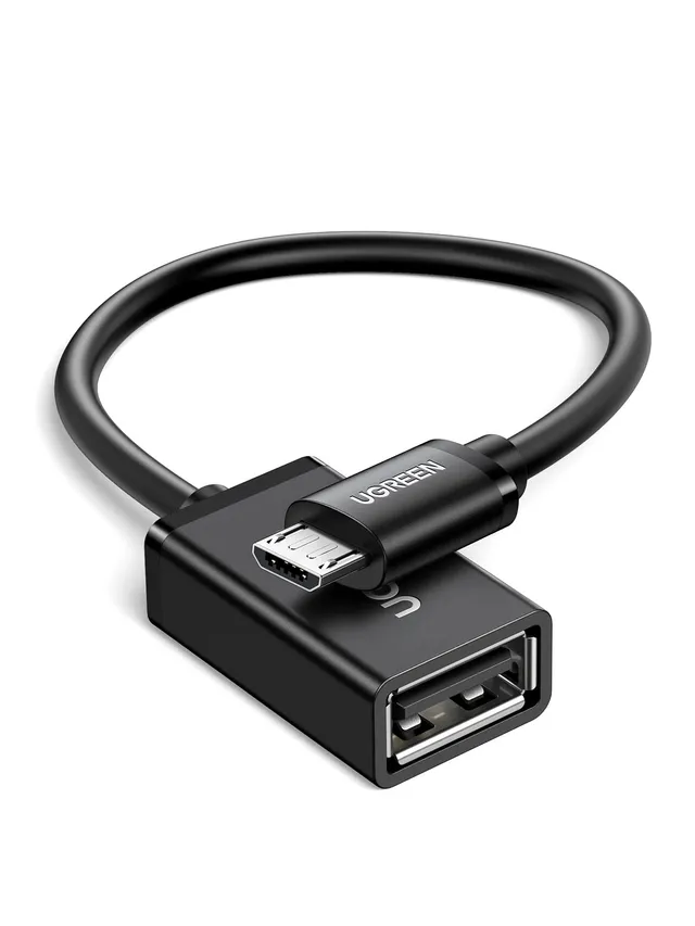ugreen-cavo-otg-micro-usb-maschio-a-usb-2-0-femmina-12cm image 1