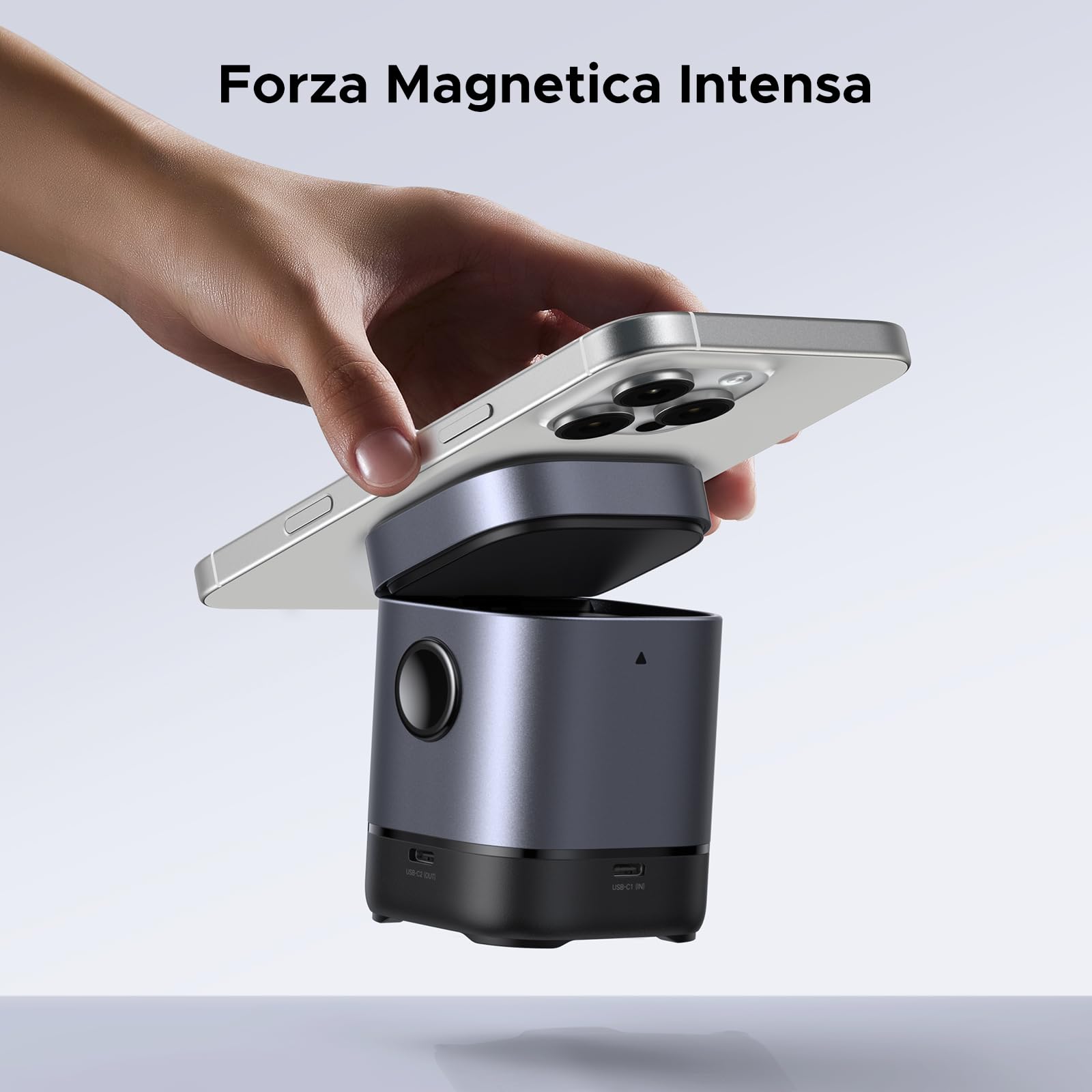 ugreen-uno-caricatore-magnetico-qi2-15w-stazione-wireless-2-in-1-con-supporto-70 image 7