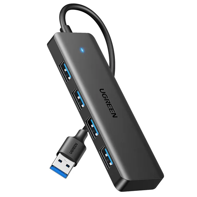 ugreen-hub-usb-3-0-4-porte-5gbps-cavo-15cm image 1