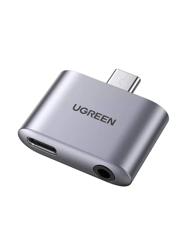 ugreen-adattatore-usb-c-a-jack-3-5mm-pd-2-in-1-con-chip-dac image 1
