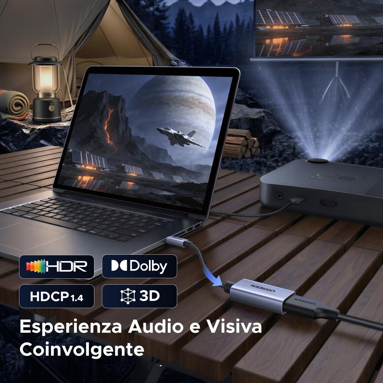 ugreen-adattatore-mini-displayport-a-hdmi-4k-30hz-unidirezionale-20cm image 5