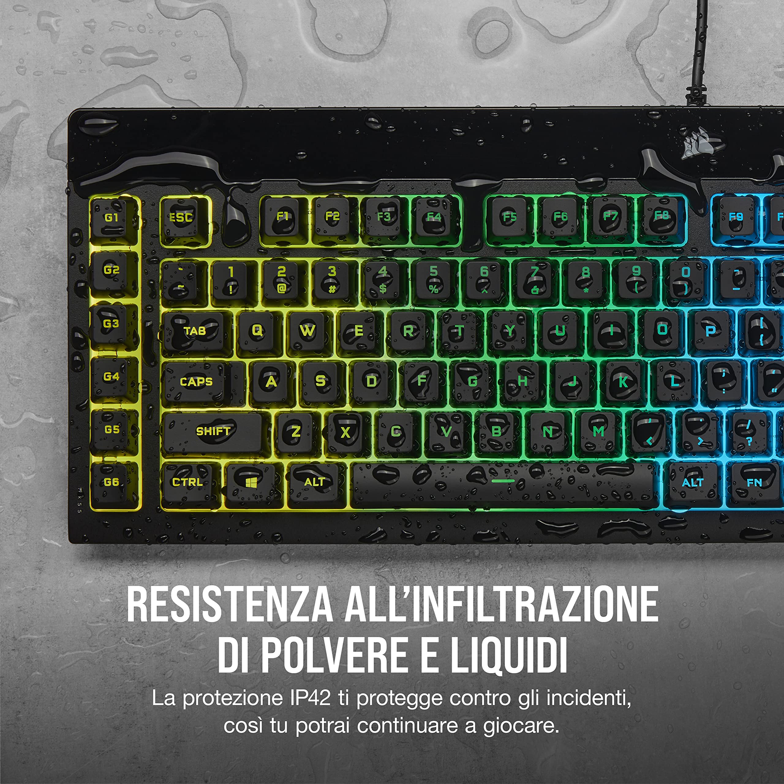 corsair-k55-rgb-pro-tastiera-gaming-cablata-a-membrana-con-6-tasti-macro-ip42-ne image 6