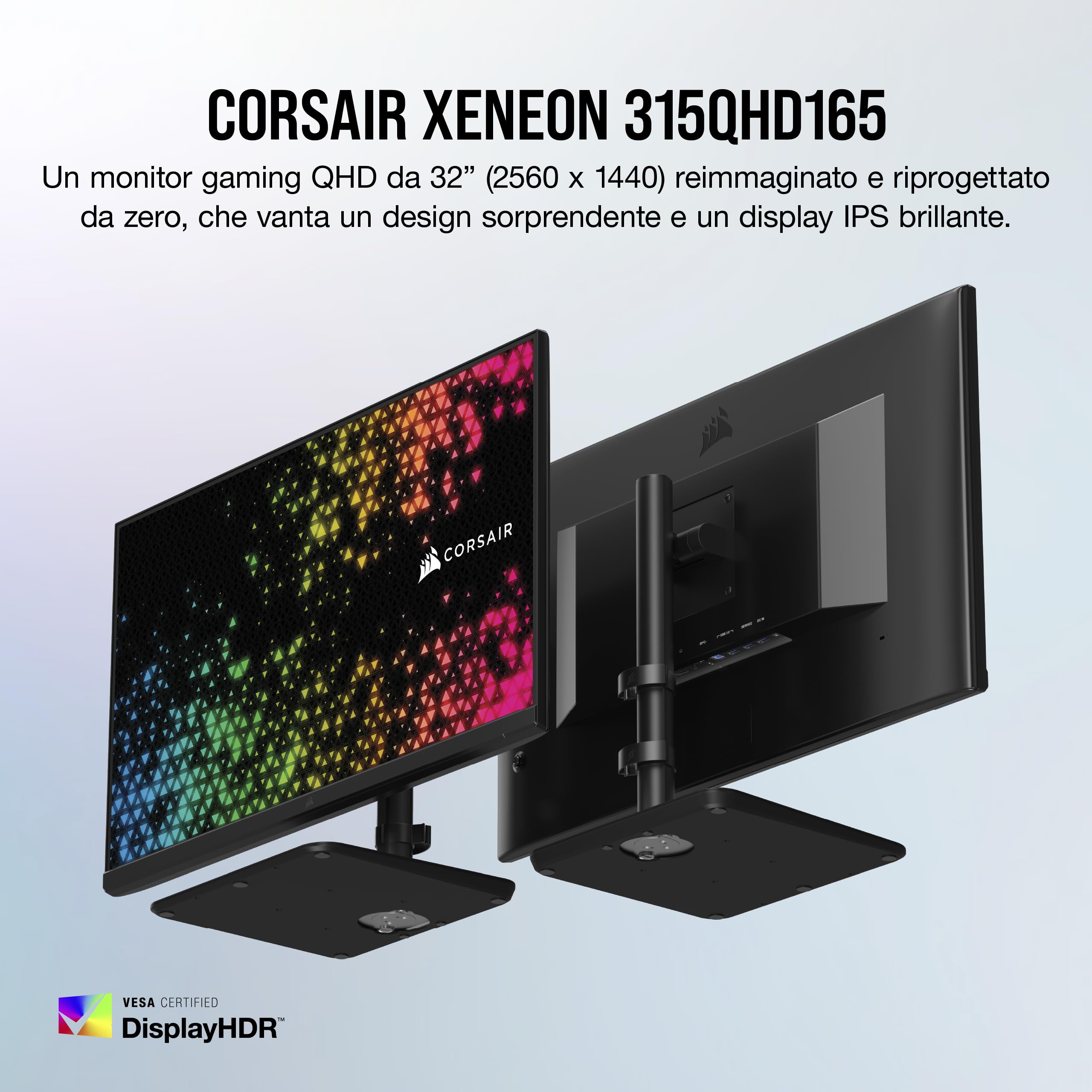 corsair-xeneon-315qhd165-monitor-gaming-ips-qhd-31-5-165hz-1ms-nero image 2