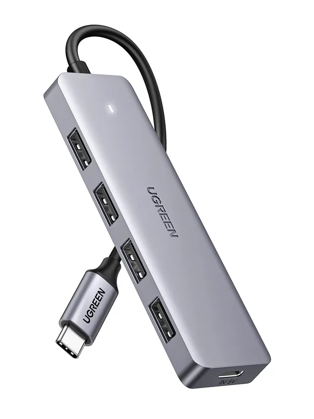 ugreen-hub-usb-c-a-4-porte-usb-3-0-5gbps-con-alimentazione-usb-c-15cm image 1