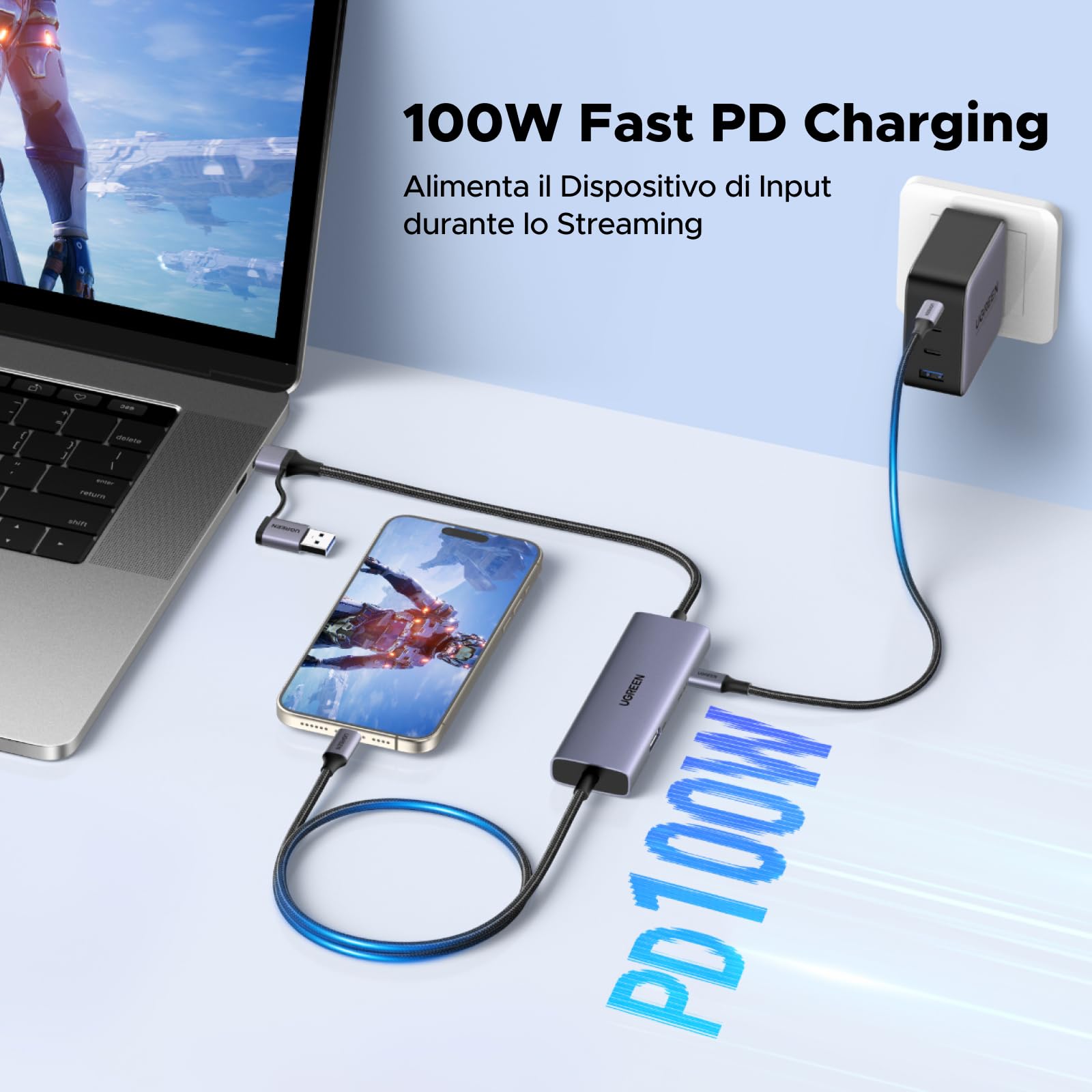 ugreen-scheda-acquisizione-video-usb-c-4k30hz-capture-card-hdmi-loop-through image 6