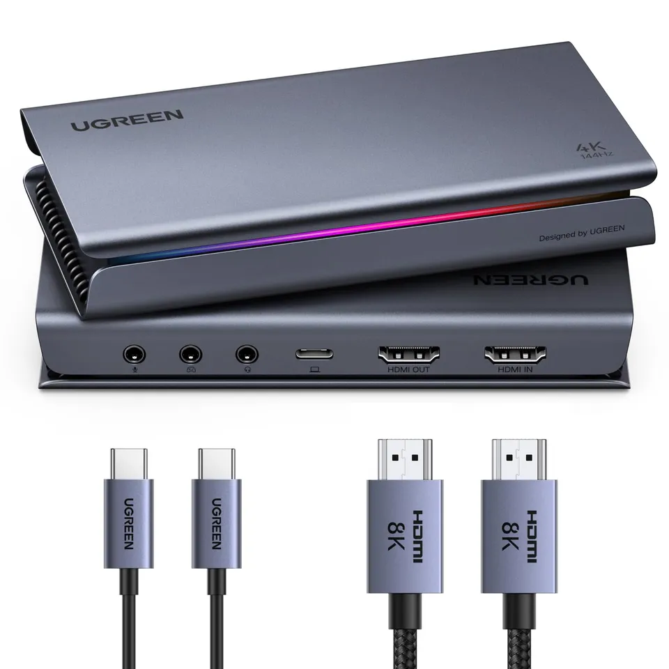 ugreen-scheda-di-acquisizione-video-hdmi-2-1-4k-144hz-usb-3-2-gen-2-con-loopout- image 1