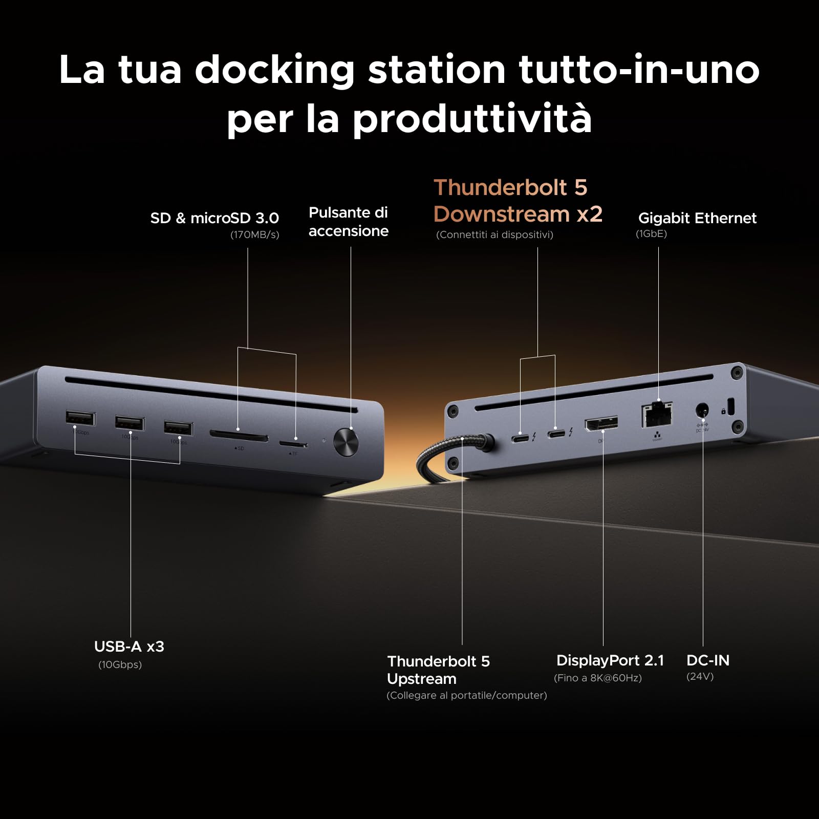 ugreen-maxidok-thunderbolt-5-docking-station-usb-c-10-in-1-triplo-display-8k image 2